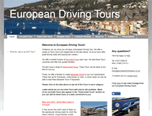 Tablet Screenshot of europeandrivingtours.co.uk